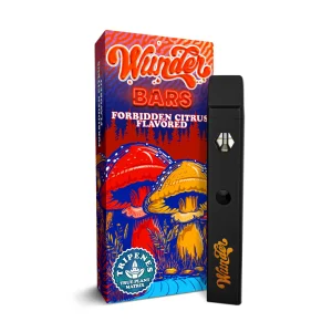 wunderbar forbidden citrus cbd/mushroom disposable