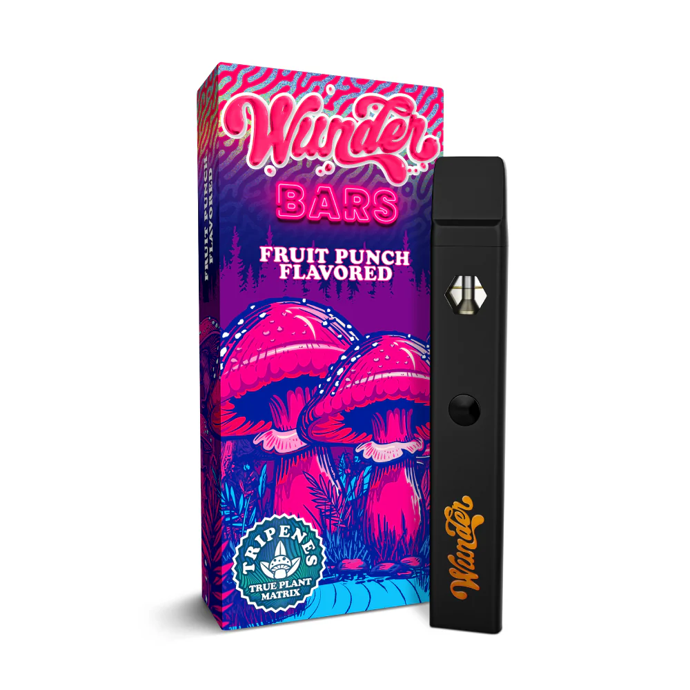 wunderbar fruit punch cbd/mushroom disposable