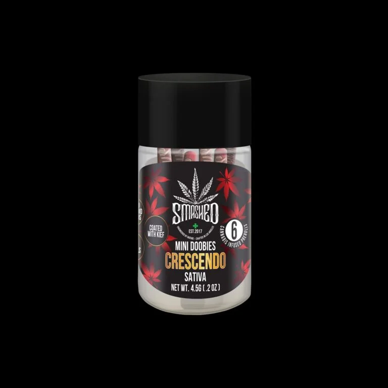 smashed crescendo mini doobies – smashed 6pk mini kief doobies