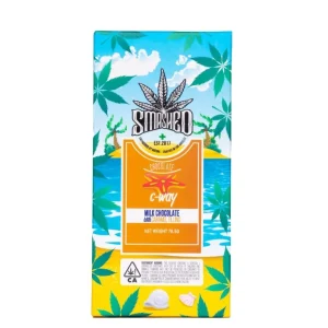 smashed chocolate c way 1000mg – milk chocolate with caramel filling