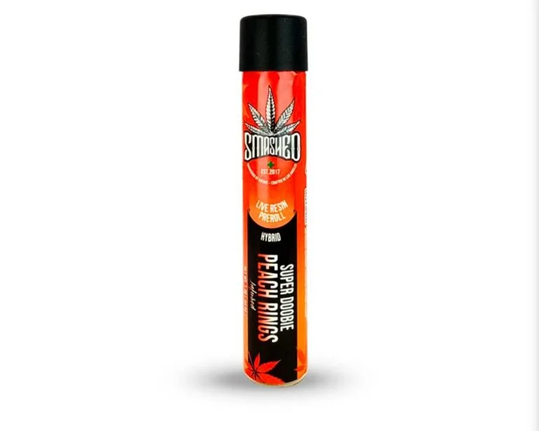 smashed live resin pre rolls – peach rings 1.6g