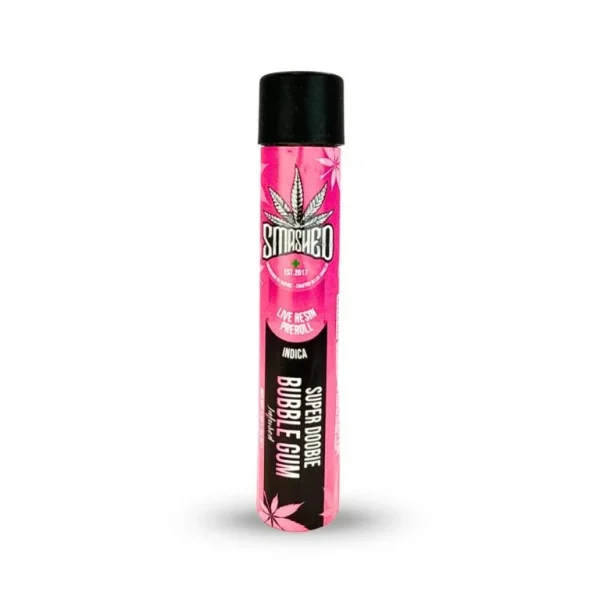 smashed pre rolls – super dobbie bubble gummies 1.6g